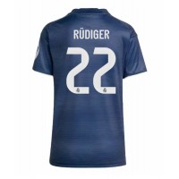 Stroje piłkarskie Real Madrid Antonio Rudiger #22 Koszulka Wyjazdowej dla damskie 2025-26 Krótki Rękaw
